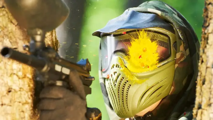 Bukowina Tatrza�ska - ob�z paintballowy