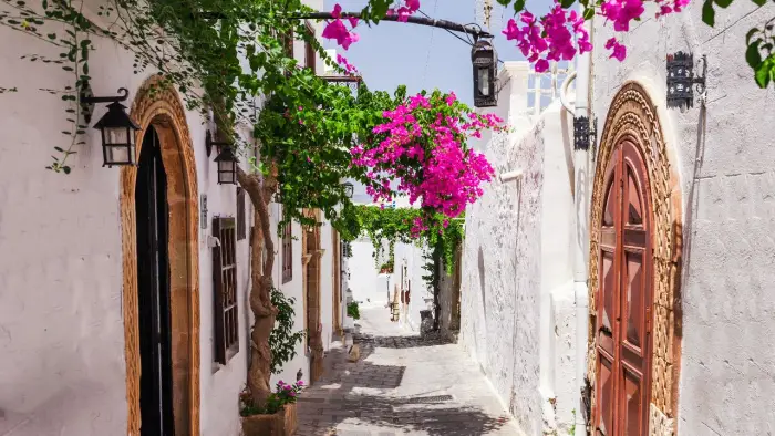 Grecja - Rodos - ob�z j. angielski all inclusive - wylot z Krakowa, Warszawy