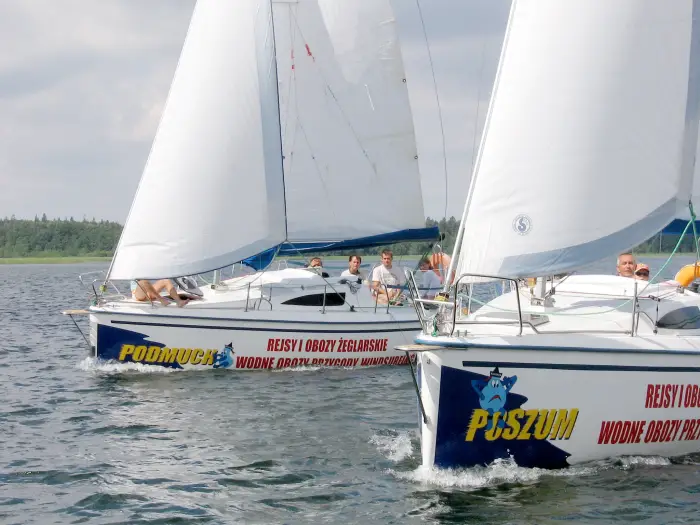 Ostr�da - zosta� �eglarzem - pierwszy ob�z �eglarski