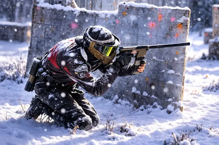 Bia�ka Tatrza�ska - ob�z narciarsko - paintballowy - archery tag