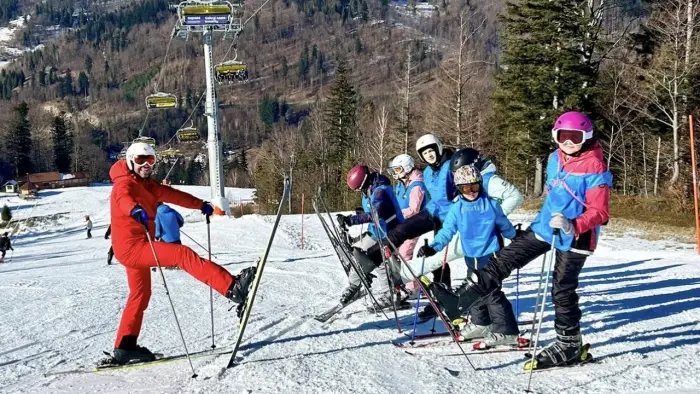 Korbiel�w - ob�z narciarski