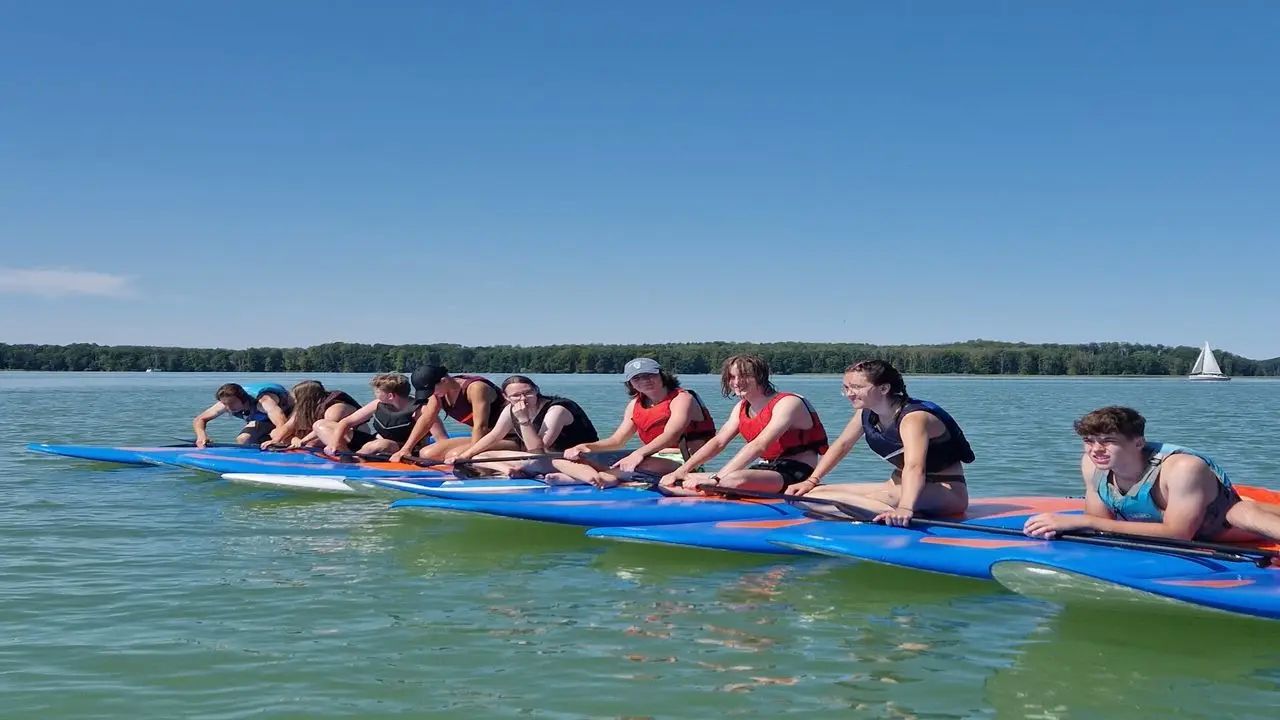 Czaplinek - ob�z windsurfingowy